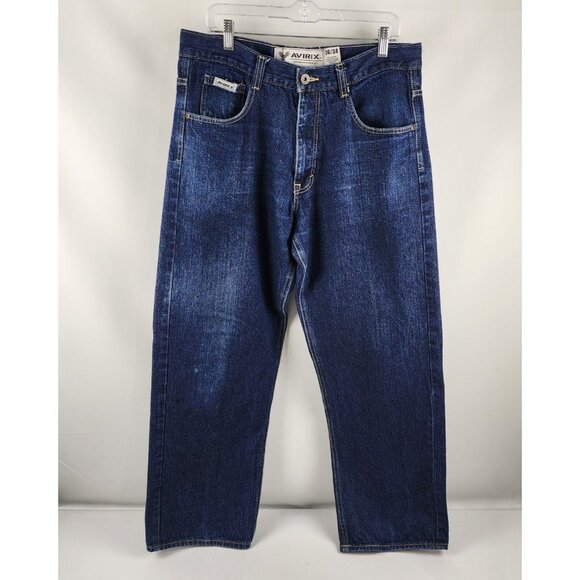 Avirex Other - Avirex Jeans Mens 36x32 Blue Vintage Baggy Skater Denim